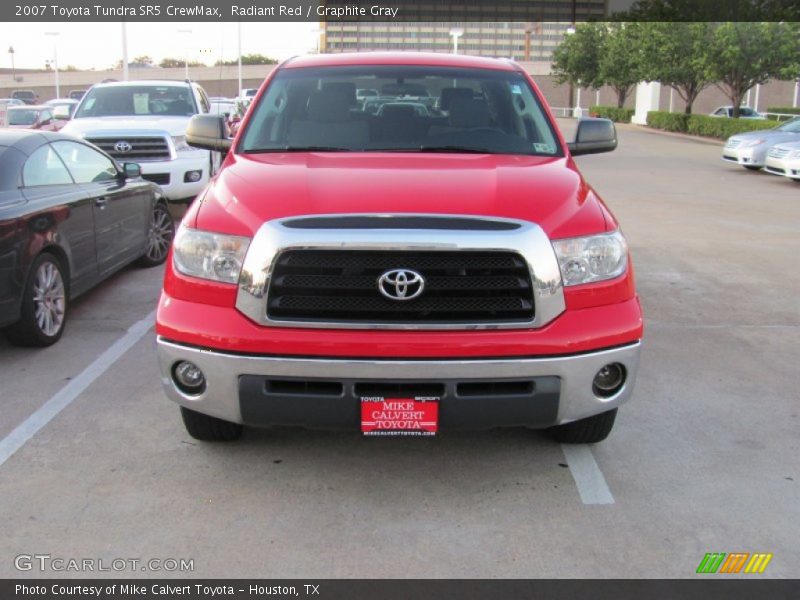 Radiant Red / Graphite Gray 2007 Toyota Tundra SR5 CrewMax