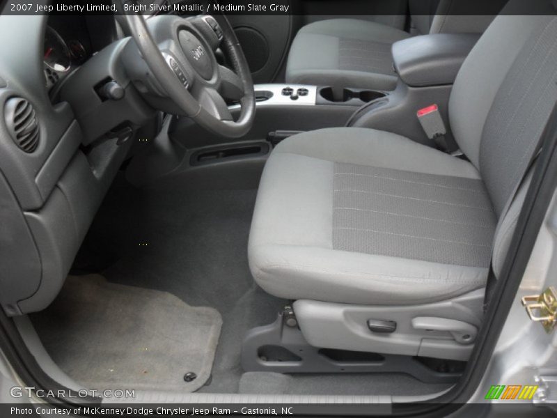 Bright Silver Metallic / Medium Slate Gray 2007 Jeep Liberty Limited