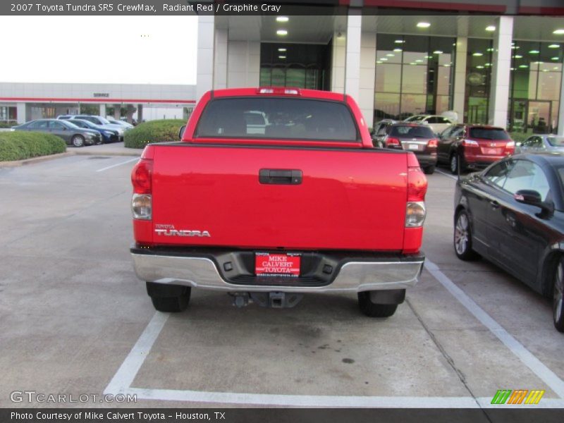 Radiant Red / Graphite Gray 2007 Toyota Tundra SR5 CrewMax