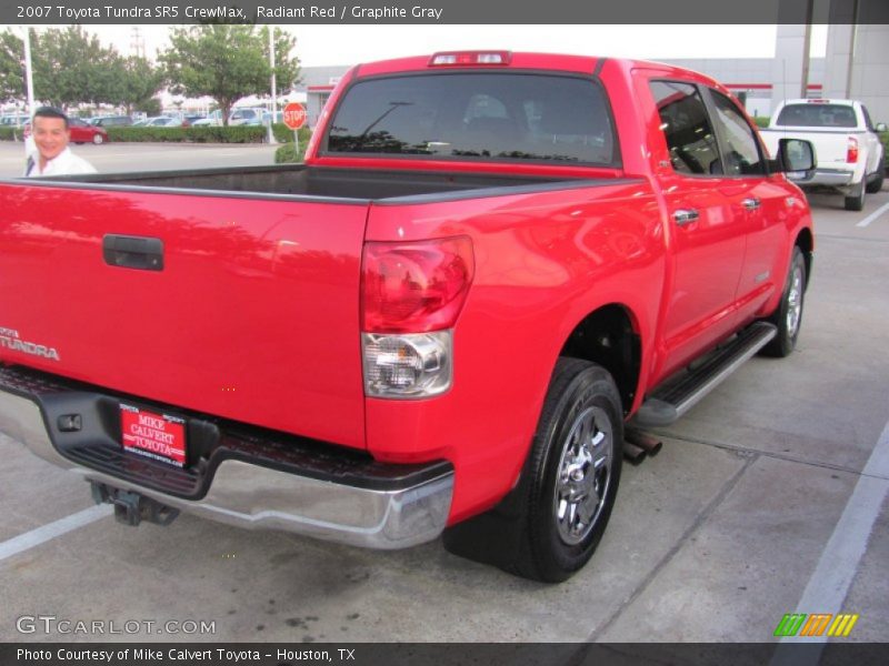Radiant Red / Graphite Gray 2007 Toyota Tundra SR5 CrewMax