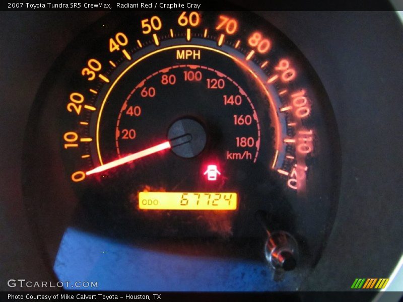Radiant Red / Graphite Gray 2007 Toyota Tundra SR5 CrewMax