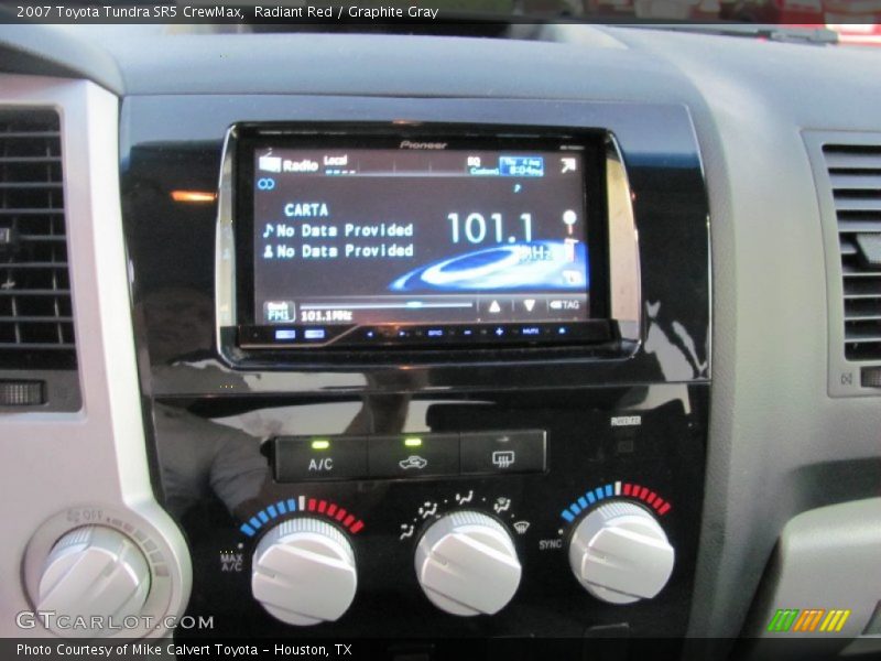 Radiant Red / Graphite Gray 2007 Toyota Tundra SR5 CrewMax