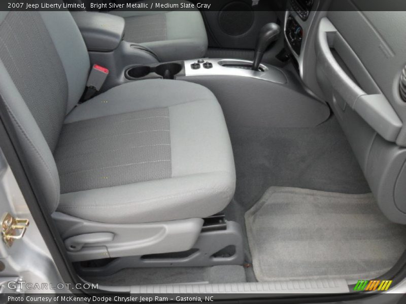 Bright Silver Metallic / Medium Slate Gray 2007 Jeep Liberty Limited