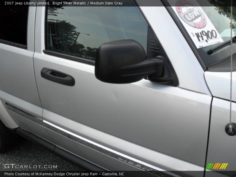 Bright Silver Metallic / Medium Slate Gray 2007 Jeep Liberty Limited