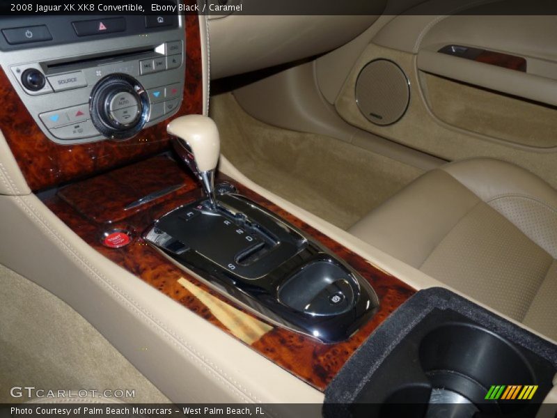 Ebony Black / Caramel 2008 Jaguar XK XK8 Convertible