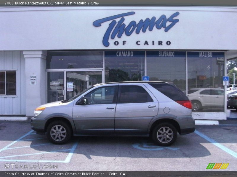Silver Leaf Metallic / Gray 2003 Buick Rendezvous CX