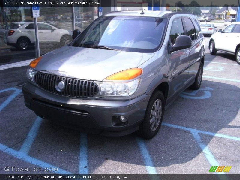 Silver Leaf Metallic / Gray 2003 Buick Rendezvous CX