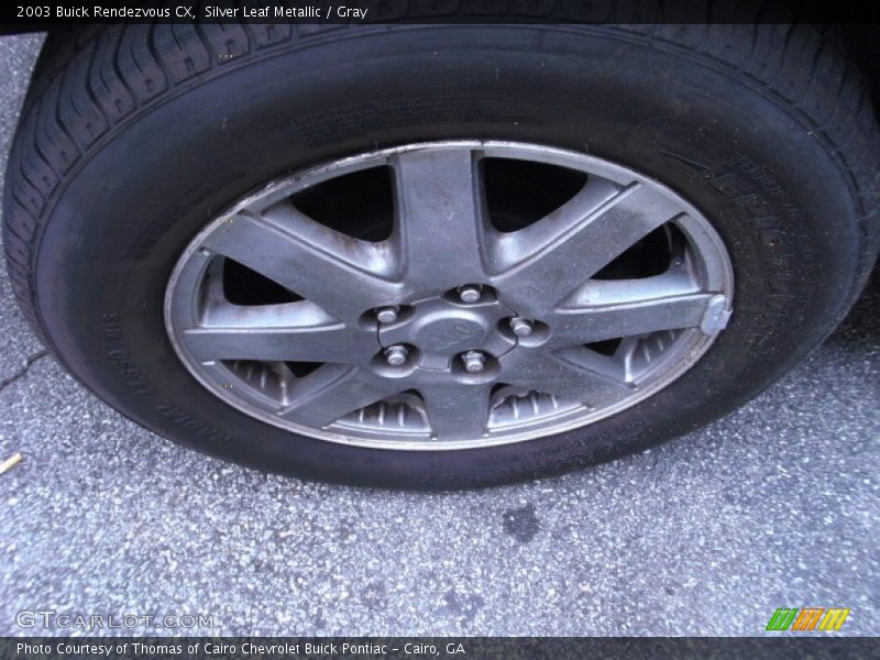 Silver Leaf Metallic / Gray 2003 Buick Rendezvous CX