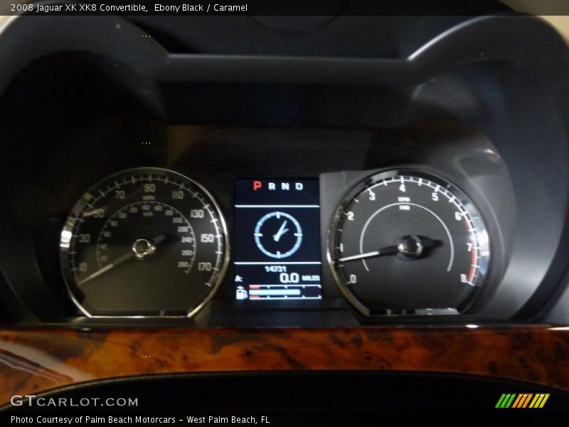 Ebony Black / Caramel 2008 Jaguar XK XK8 Convertible