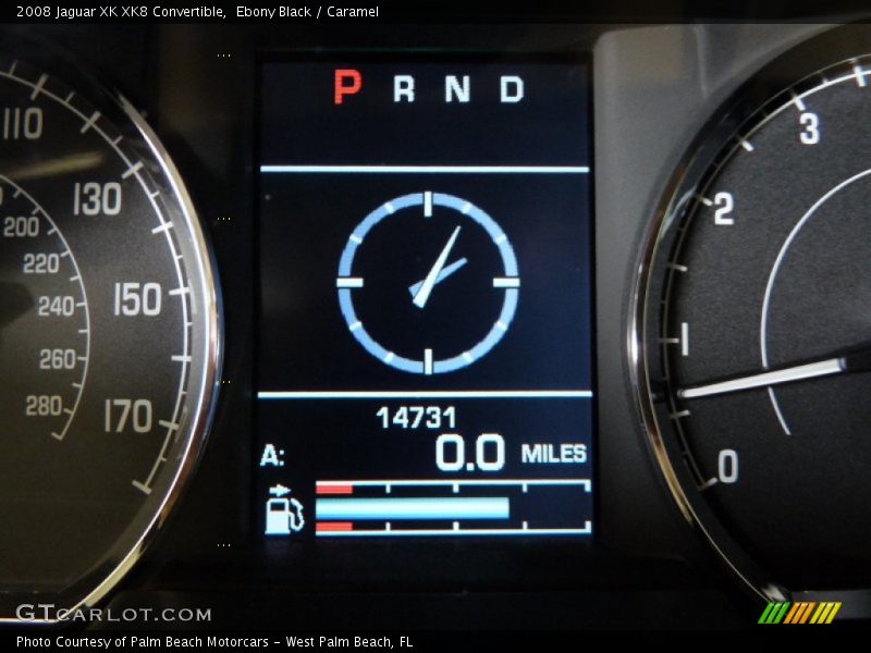 Ebony Black / Caramel 2008 Jaguar XK XK8 Convertible