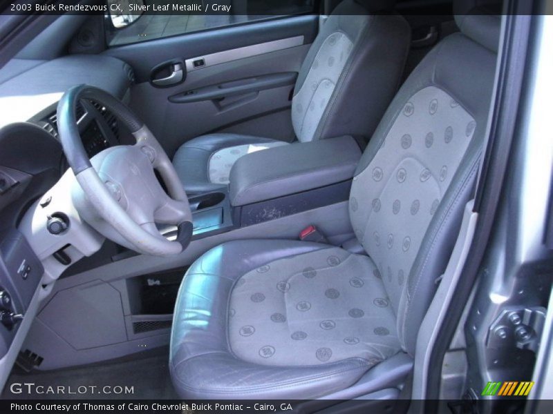 Silver Leaf Metallic / Gray 2003 Buick Rendezvous CX
