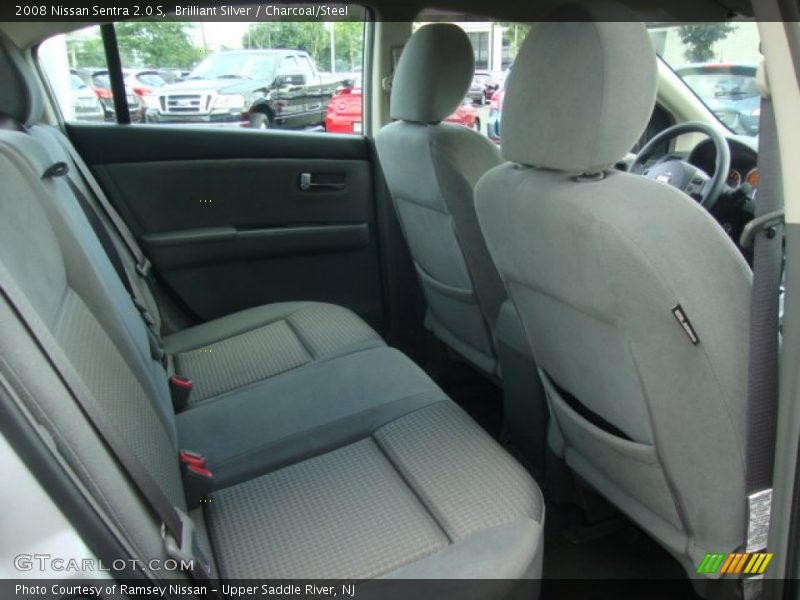 Brilliant Silver / Charcoal/Steel 2008 Nissan Sentra 2.0 S