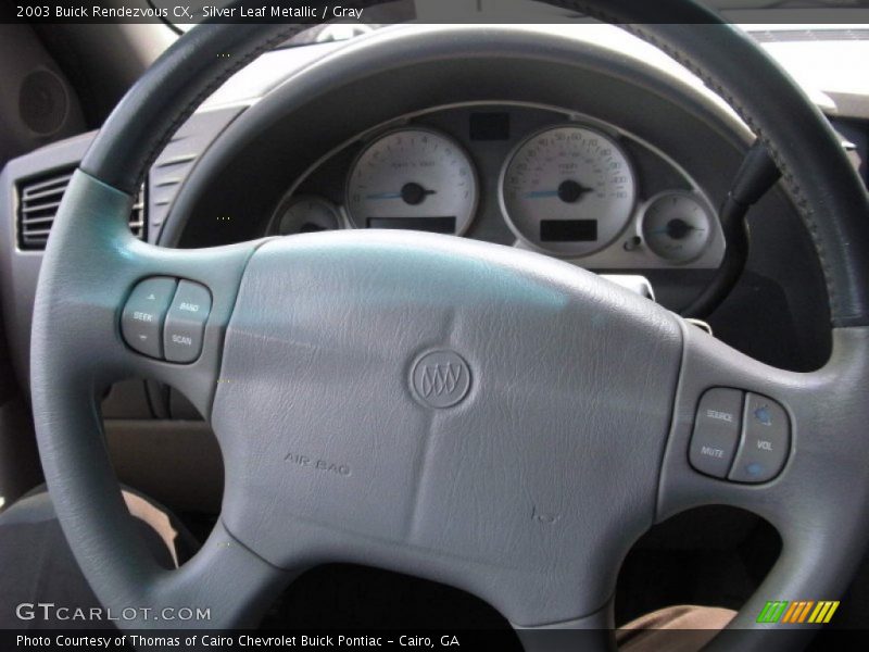 Silver Leaf Metallic / Gray 2003 Buick Rendezvous CX