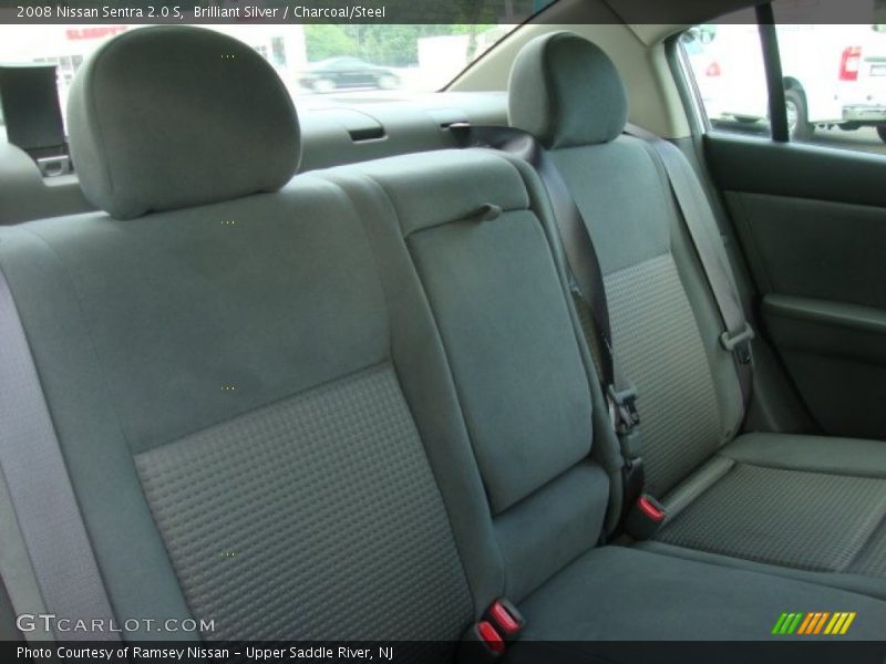 Brilliant Silver / Charcoal/Steel 2008 Nissan Sentra 2.0 S