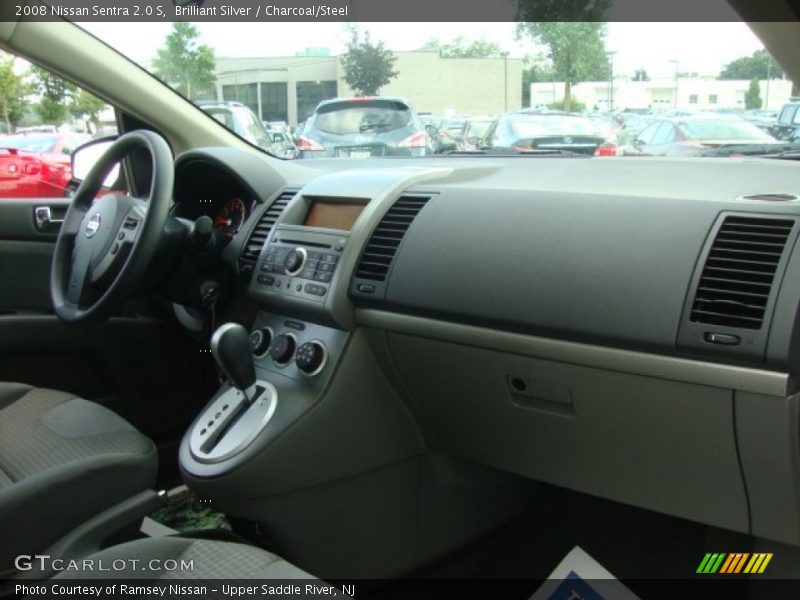 Brilliant Silver / Charcoal/Steel 2008 Nissan Sentra 2.0 S