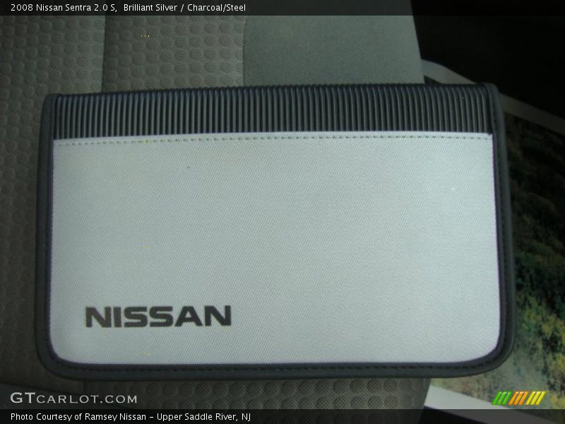 Brilliant Silver / Charcoal/Steel 2008 Nissan Sentra 2.0 S