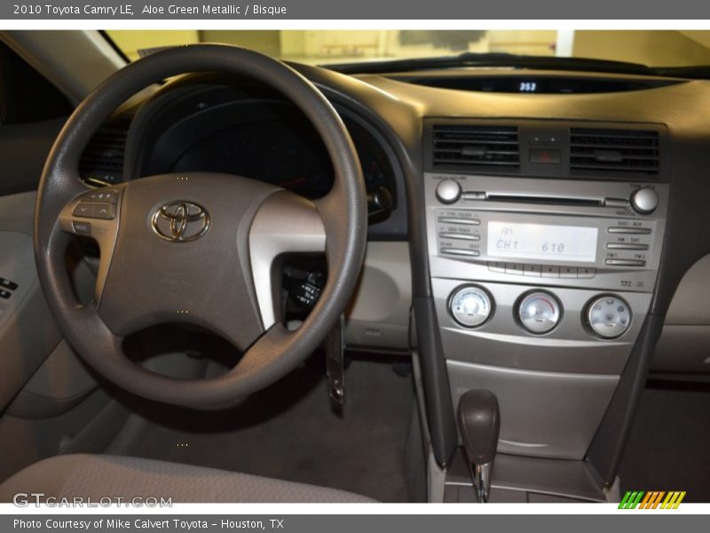 Aloe Green Metallic / Bisque 2010 Toyota Camry LE