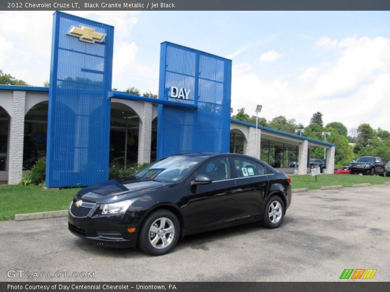 Black Granite Metallic / Jet Black 2012 Chevrolet Cruze LT