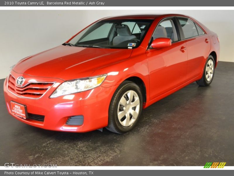 Barcelona Red Metallic / Ash Gray 2010 Toyota Camry LE