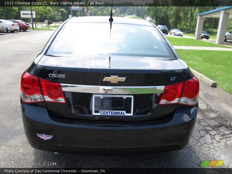 Black Granite Metallic / Jet Black 2012 Chevrolet Cruze LT