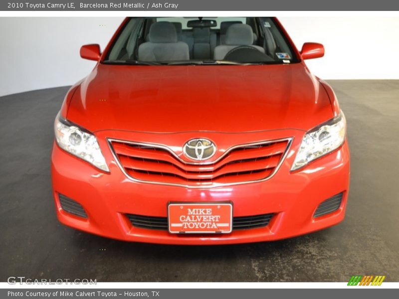 Barcelona Red Metallic / Ash Gray 2010 Toyota Camry LE