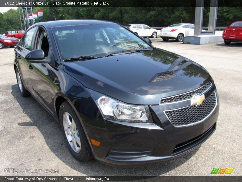 Black Granite Metallic / Jet Black 2012 Chevrolet Cruze LT