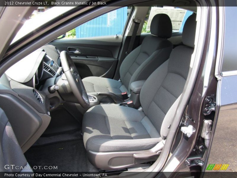 Black Granite Metallic / Jet Black 2012 Chevrolet Cruze LT