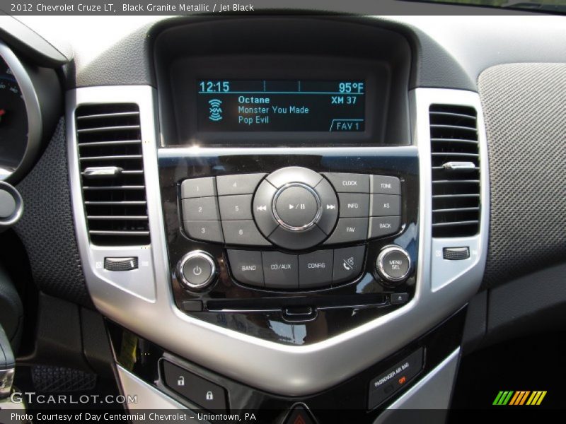 Black Granite Metallic / Jet Black 2012 Chevrolet Cruze LT