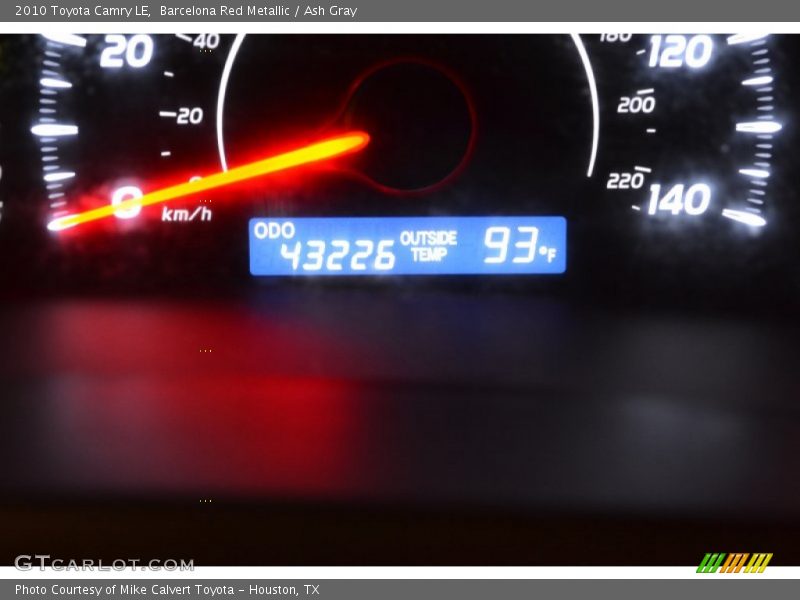 Barcelona Red Metallic / Ash Gray 2010 Toyota Camry LE