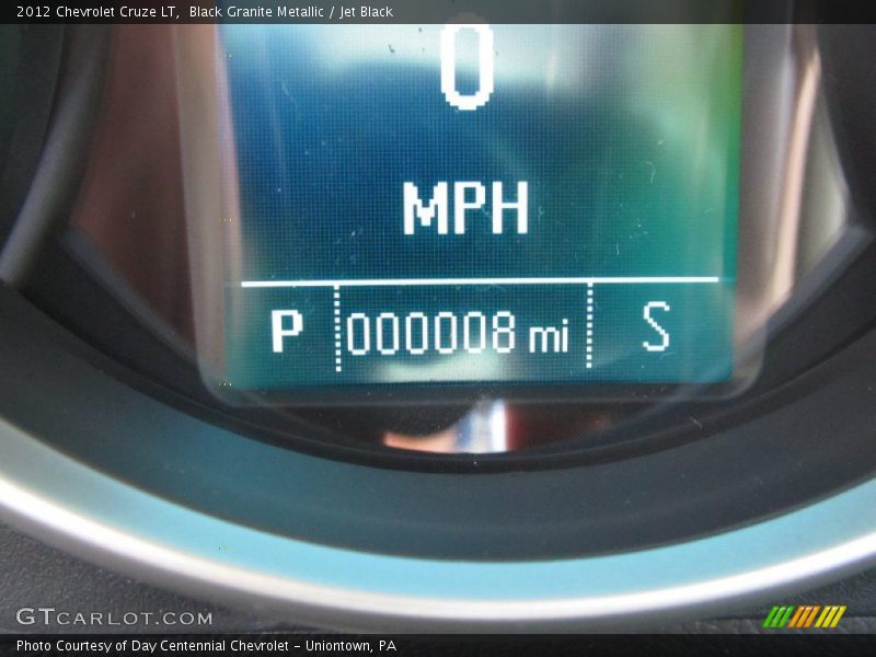 Black Granite Metallic / Jet Black 2012 Chevrolet Cruze LT