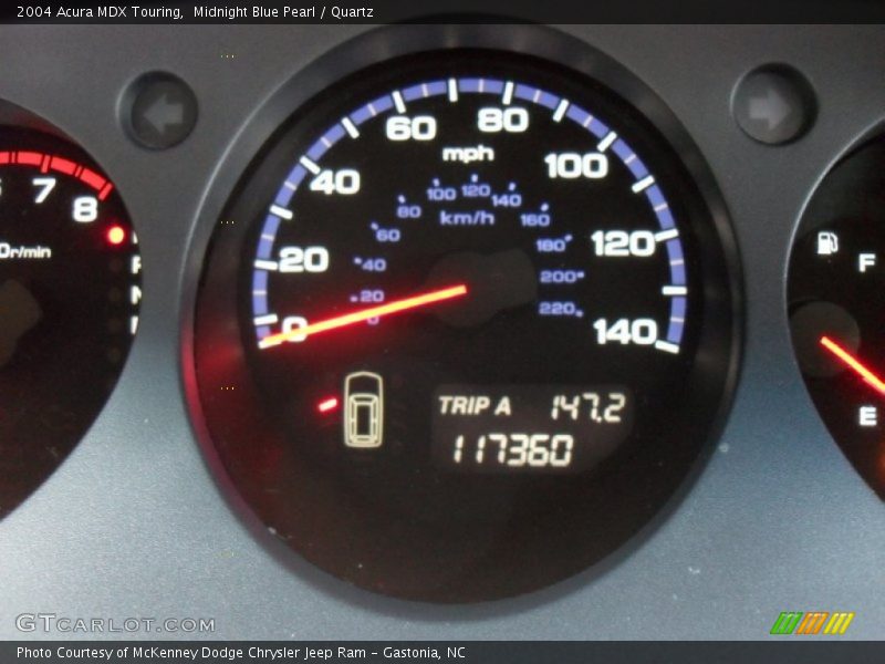 Midnight Blue Pearl / Quartz 2004 Acura MDX Touring