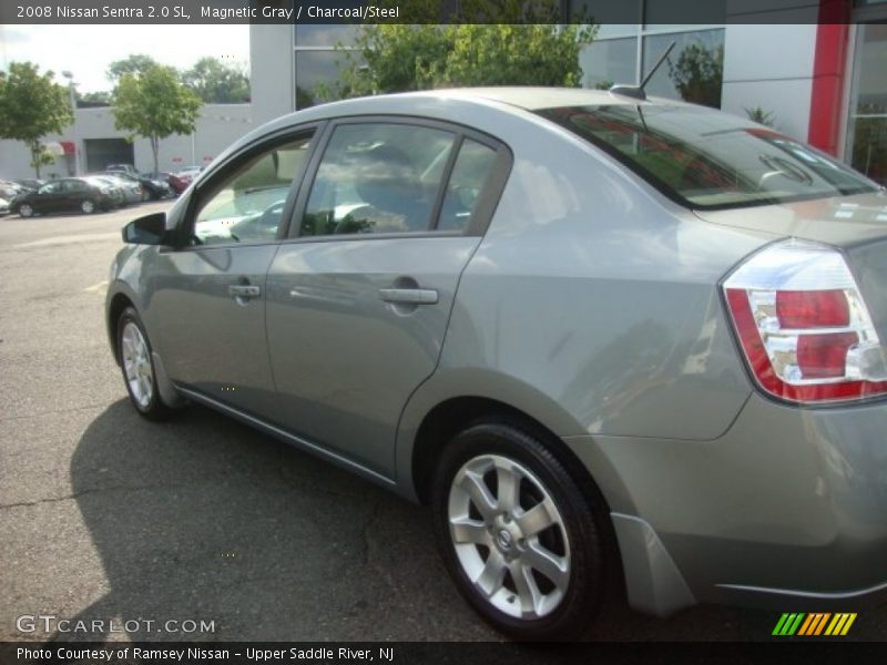 Magnetic Gray / Charcoal/Steel 2008 Nissan Sentra 2.0 SL