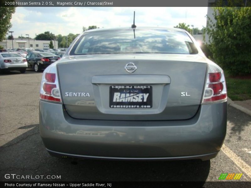 Magnetic Gray / Charcoal/Steel 2008 Nissan Sentra 2.0 SL