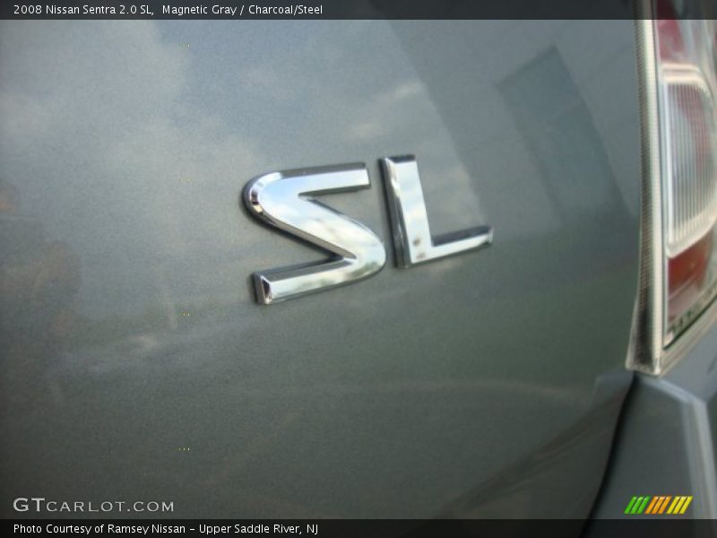 Magnetic Gray / Charcoal/Steel 2008 Nissan Sentra 2.0 SL