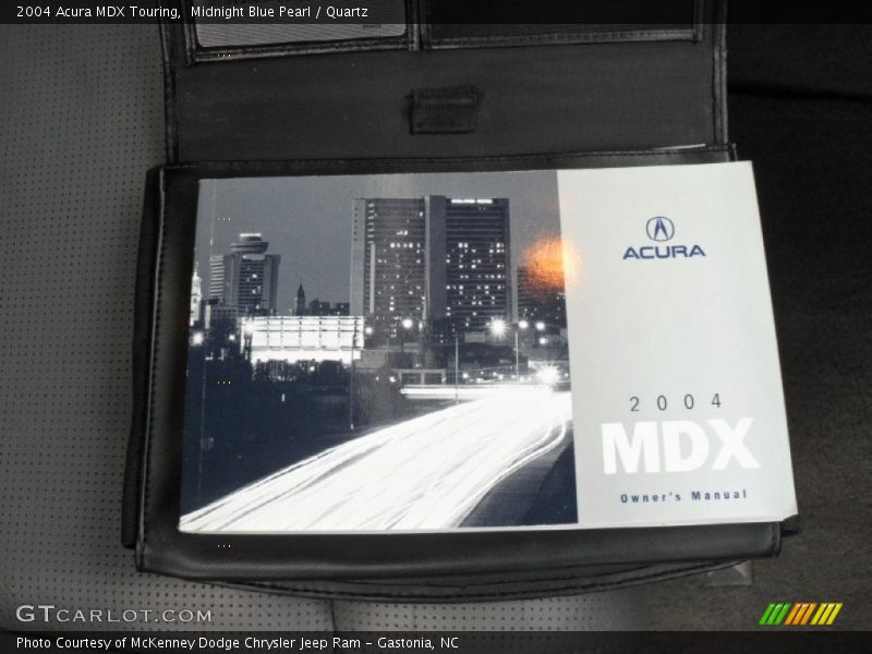 Midnight Blue Pearl / Quartz 2004 Acura MDX Touring