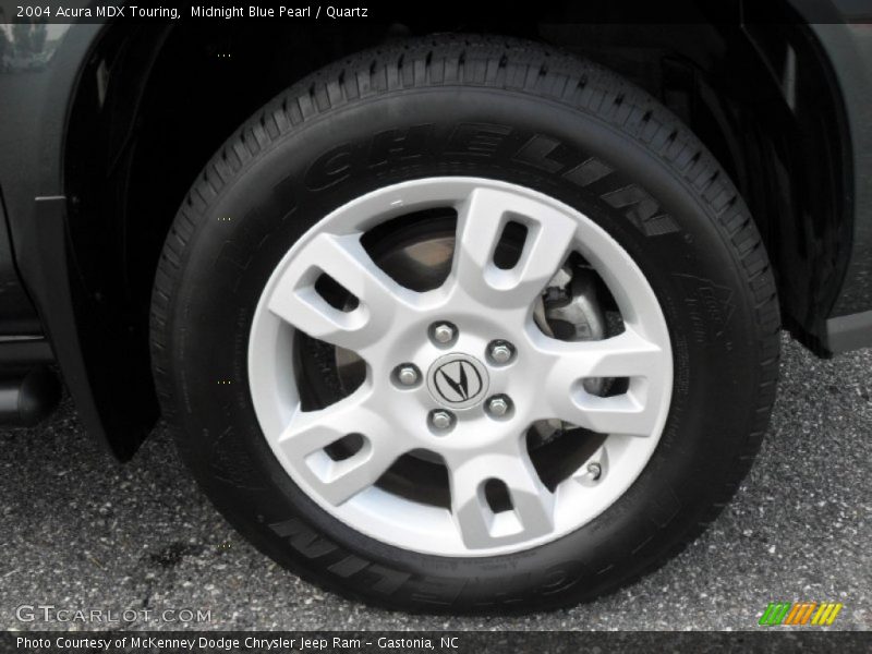Midnight Blue Pearl / Quartz 2004 Acura MDX Touring