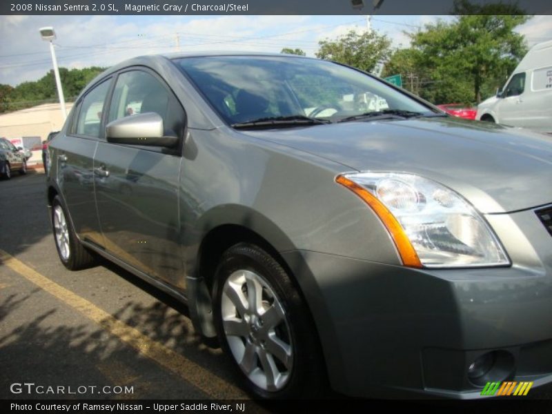Magnetic Gray / Charcoal/Steel 2008 Nissan Sentra 2.0 SL