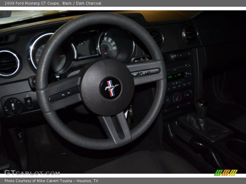 Black / Dark Charcoal 2009 Ford Mustang GT Coupe