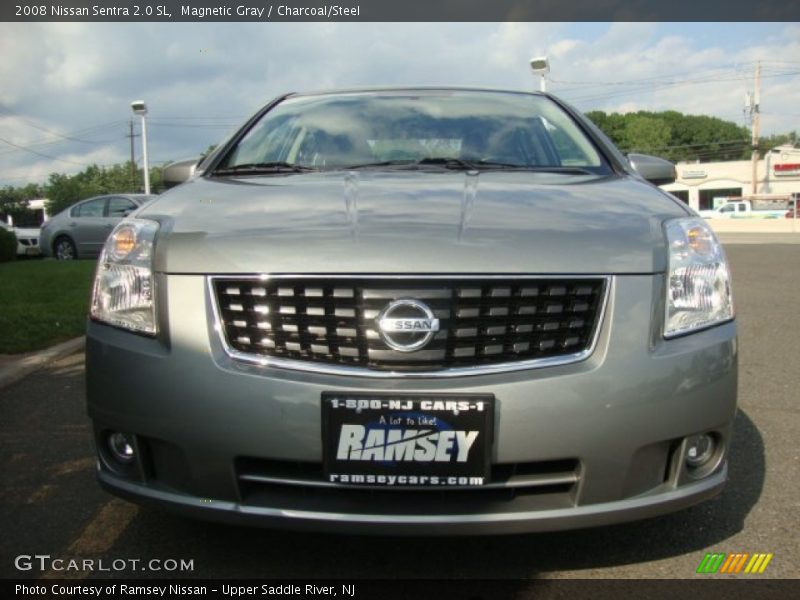 Magnetic Gray / Charcoal/Steel 2008 Nissan Sentra 2.0 SL