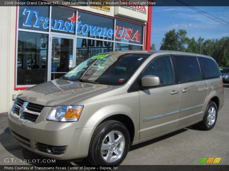 Light Sandstone Metallic / Medium Slate Gray/Light Shale 2008 Dodge Grand Caravan SXT