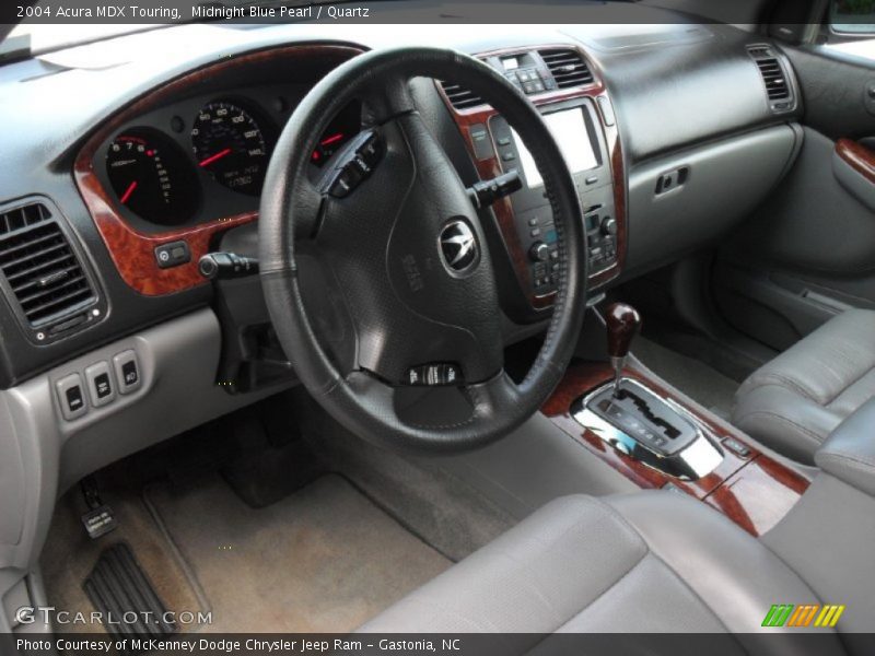 Midnight Blue Pearl / Quartz 2004 Acura MDX Touring
