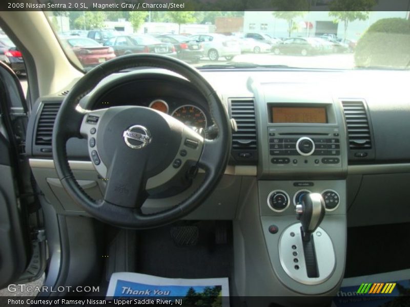 Magnetic Gray / Charcoal/Steel 2008 Nissan Sentra 2.0 SL