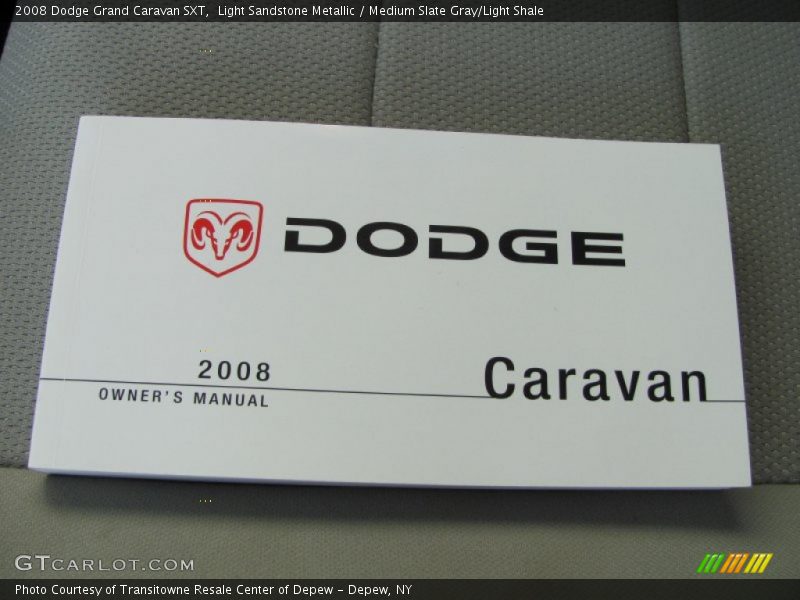 Light Sandstone Metallic / Medium Slate Gray/Light Shale 2008 Dodge Grand Caravan SXT