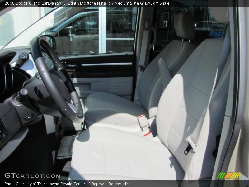 Light Sandstone Metallic / Medium Slate Gray/Light Shale 2008 Dodge Grand Caravan SXT