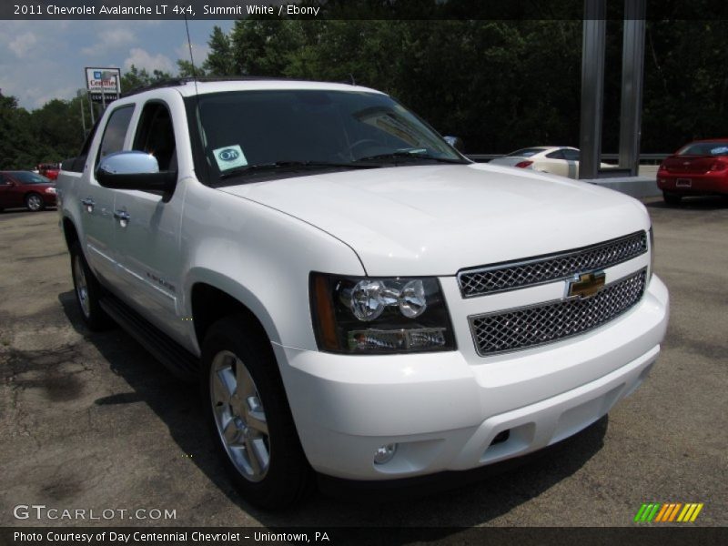 Summit White / Ebony 2011 Chevrolet Avalanche LT 4x4