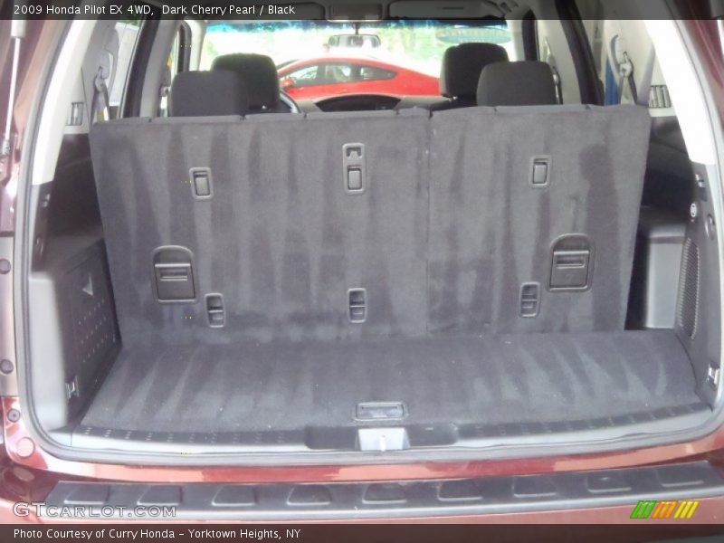 Dark Cherry Pearl / Black 2009 Honda Pilot EX 4WD