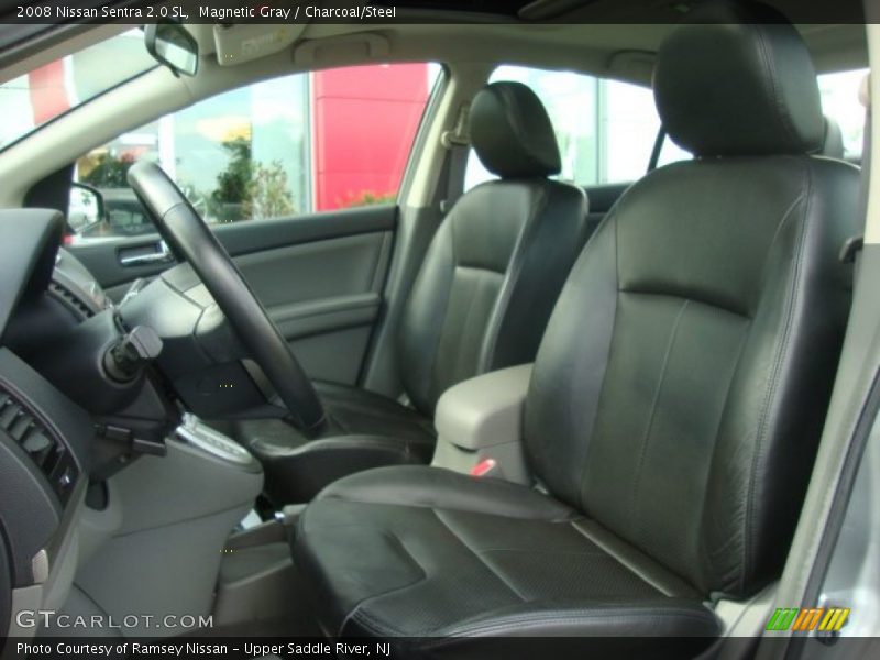 Magnetic Gray / Charcoal/Steel 2008 Nissan Sentra 2.0 SL