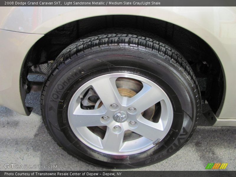 Light Sandstone Metallic / Medium Slate Gray/Light Shale 2008 Dodge Grand Caravan SXT