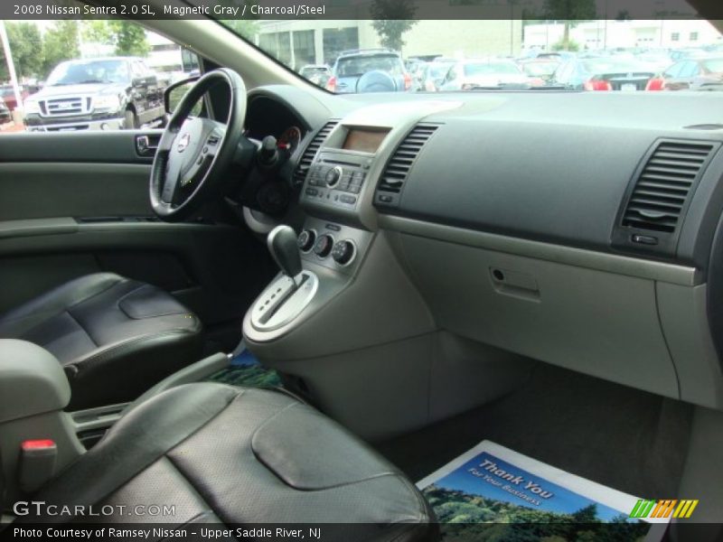 Magnetic Gray / Charcoal/Steel 2008 Nissan Sentra 2.0 SL