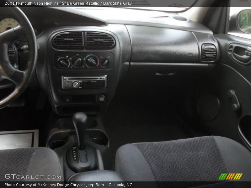 Shale Green Metallic / Dark Slate Gray 2001 Plymouth Neon Highline